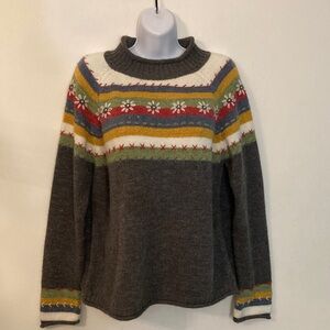 Planet Earth Sweater hand loomed in Peru